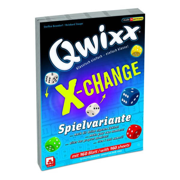 Qwixx X-Change - Zusatzblöcke - DE