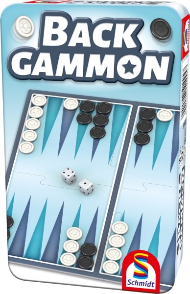 Backgammon (Metalldose) - DE